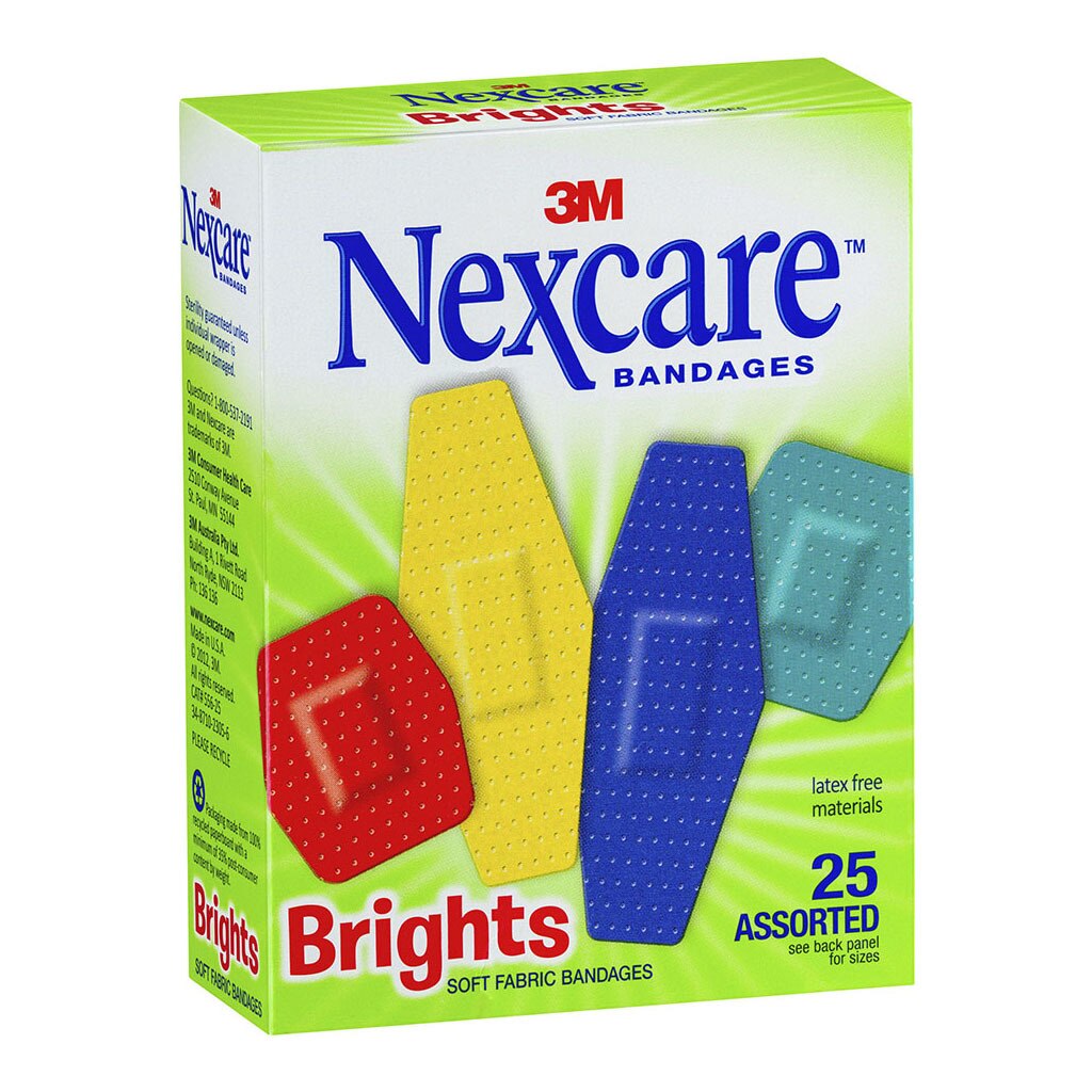 3M Nexcare Active Brights 556-25 Assorted pack of 30 - Inkplus