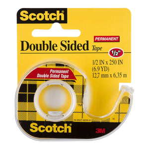 3M Scotch Double Sided Tape Dispenser 136 12.7mm x 6.35m -   - Inkplus