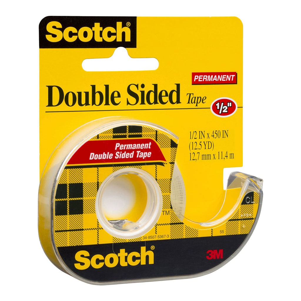 3M Scotch Double Sided Tape Dispenser 137 12mm x 11.4m -   - Inkplus