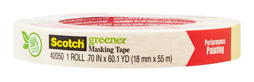 3M Scotch Greener Masking Tape 2050-18A 18mmx55m -   - Inkplus