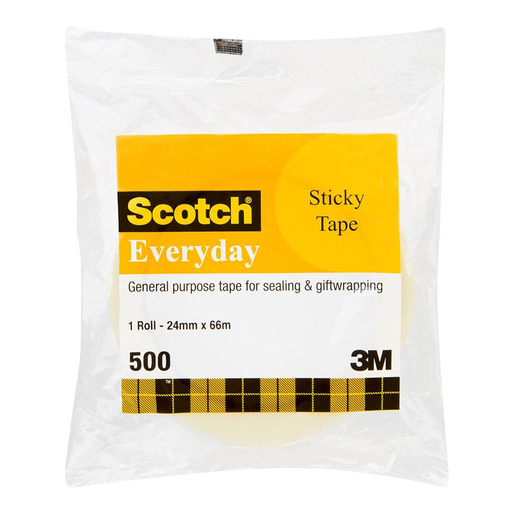 3M Scotch Everyday Tape 500 24mm x 66m -   - Inkplus
