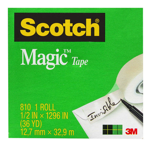 3M Scotch Magic Tape 810 12.7mmx33m -   - Inkplus