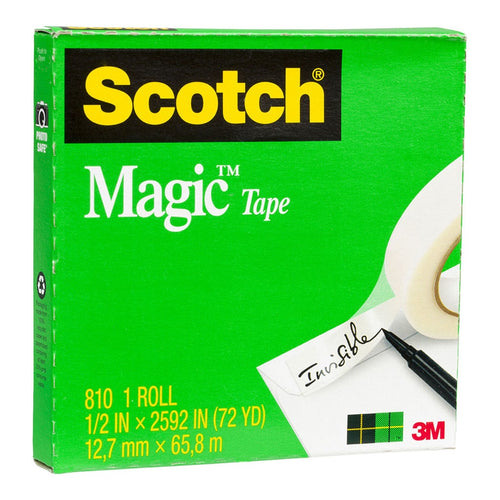 3M Scotch Magic Tape 810 12.7mmx66m -   - Inkplus