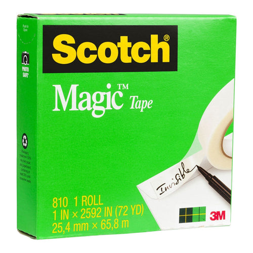 3M Scotch Magic Tape 810 25.4mmx66m -   - Inkplus