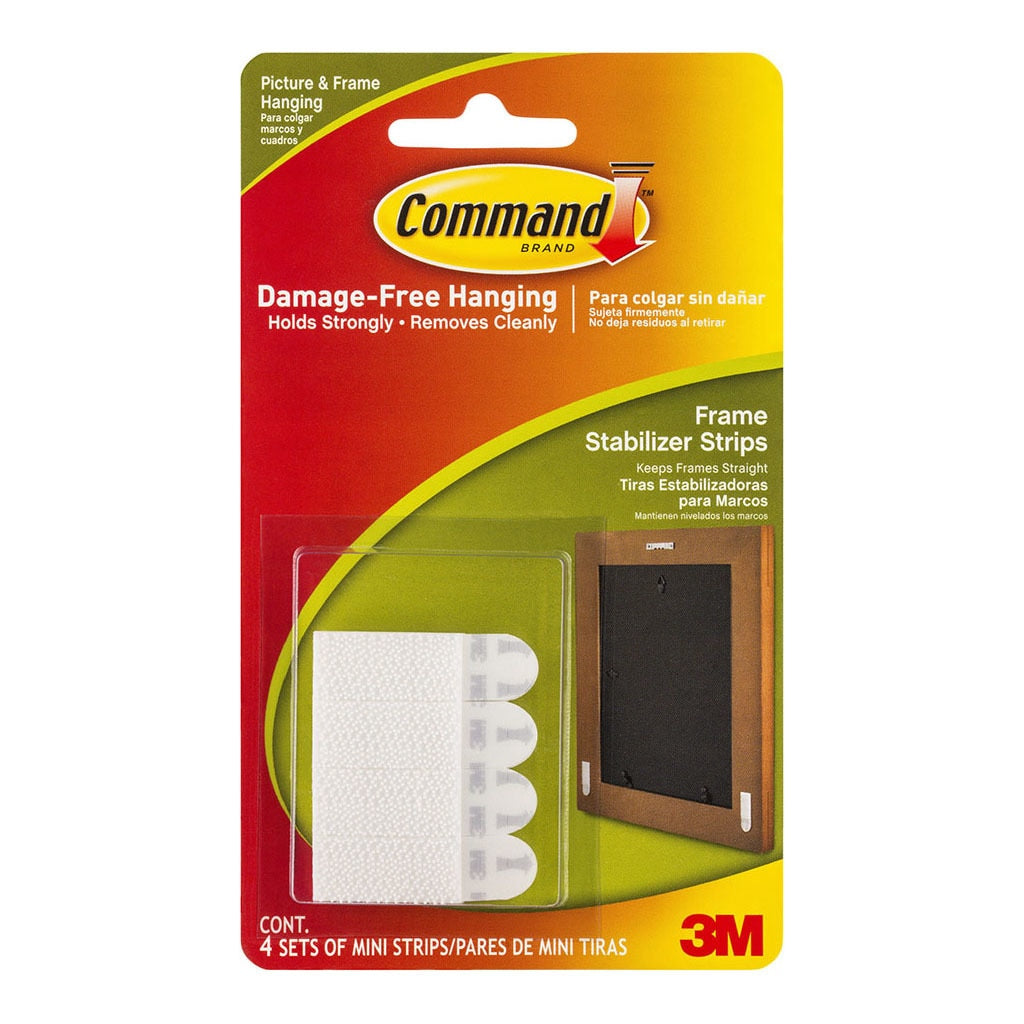 3M Command Strips Frame Stabiliser 17208ES Medium White Pk/4 Pairs -   - Inkplus