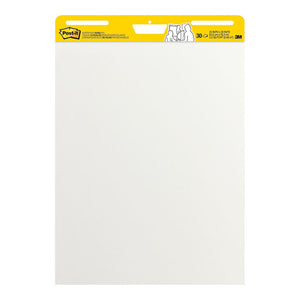 3M Post-it Super Sticky Easel Pad 559 White W635 x L762mm 30 Sheet Pad - Inkplus