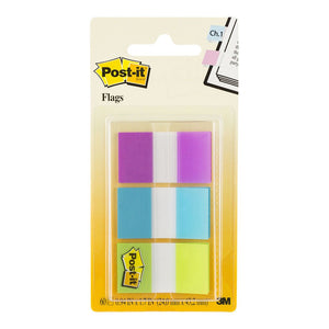3M Post-it Flags 680-PBG Blue Purple Green 25x43mm 50/Dispenser, 2 Dispensers/Pk -   - Inkplus