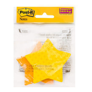 3M Post-it Notes 7350-STR Die Cut Star 73.6x71.1mm Pkt/2 pads -   - Inkplus