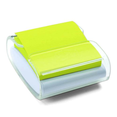 3M Post-it Pop Up Note Dispenser WD-330-WH Clear and White w 90 sheet refill pad -   - Inkplus