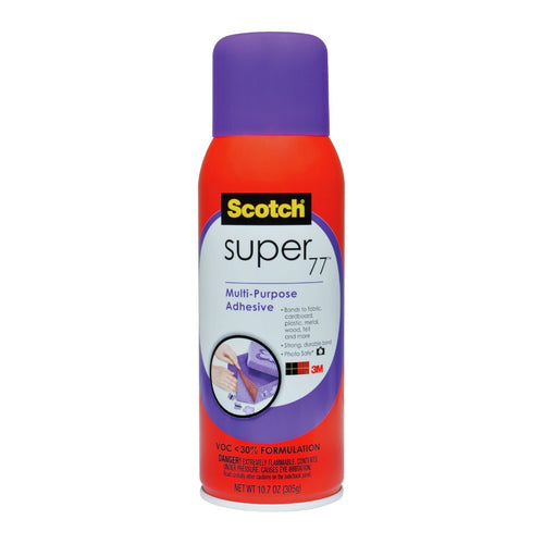 3M Scotch Adhesive SUPER 77 Multipurpose 124G Spray Can -   - Inkplus