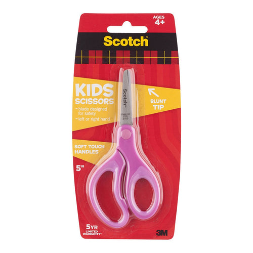 3M Scotch Kids Softgrip Scissors 1442B Mixed colours of Pink and Blue -   - Inkplus