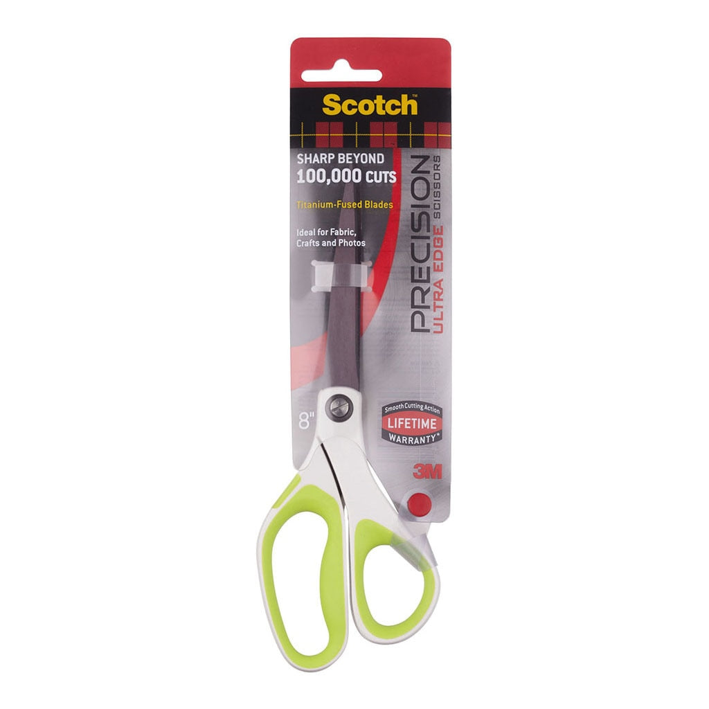 3M Scotch Precision Ultra Edge Titanium Scissors 1458TU-MIx 8in -   - Inkplus