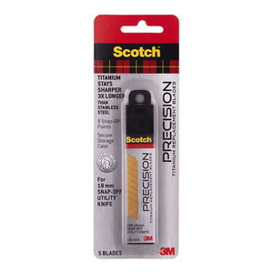 3M Scotch Refill Blade TI-RL Large 18mm Pk/5 Blades -   - Inkplus