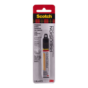 3M Scotch Refill Blade TI-RS Small 9mm Pk/5 Blades -   - Inkplus