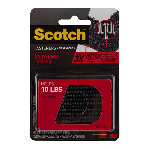 3M Scotch Fastener Extreme RF6731 Black 25x76mm Pkt/2 -   - Inkplus