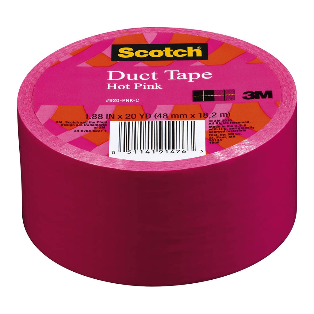 3M Scotch Expressions Duct Tape 920-PNK-C 48mm x 18.2m Pink -   - Inkplus