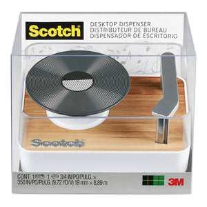 3M Scotch Tape Dispenser C45 Record Player with Magic Tape 19mm x 9m -   - Inkplus