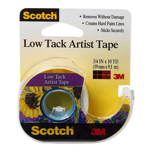 3M Scotch Artist Tape FA2020 Low Tack 19mm x 9.1m on dispenser -   - Inkplus