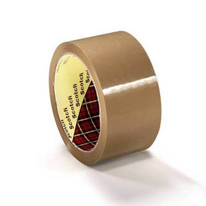 3M Scotch Sealing Tape 371 48mm x 100m Tan -   - Inkplus