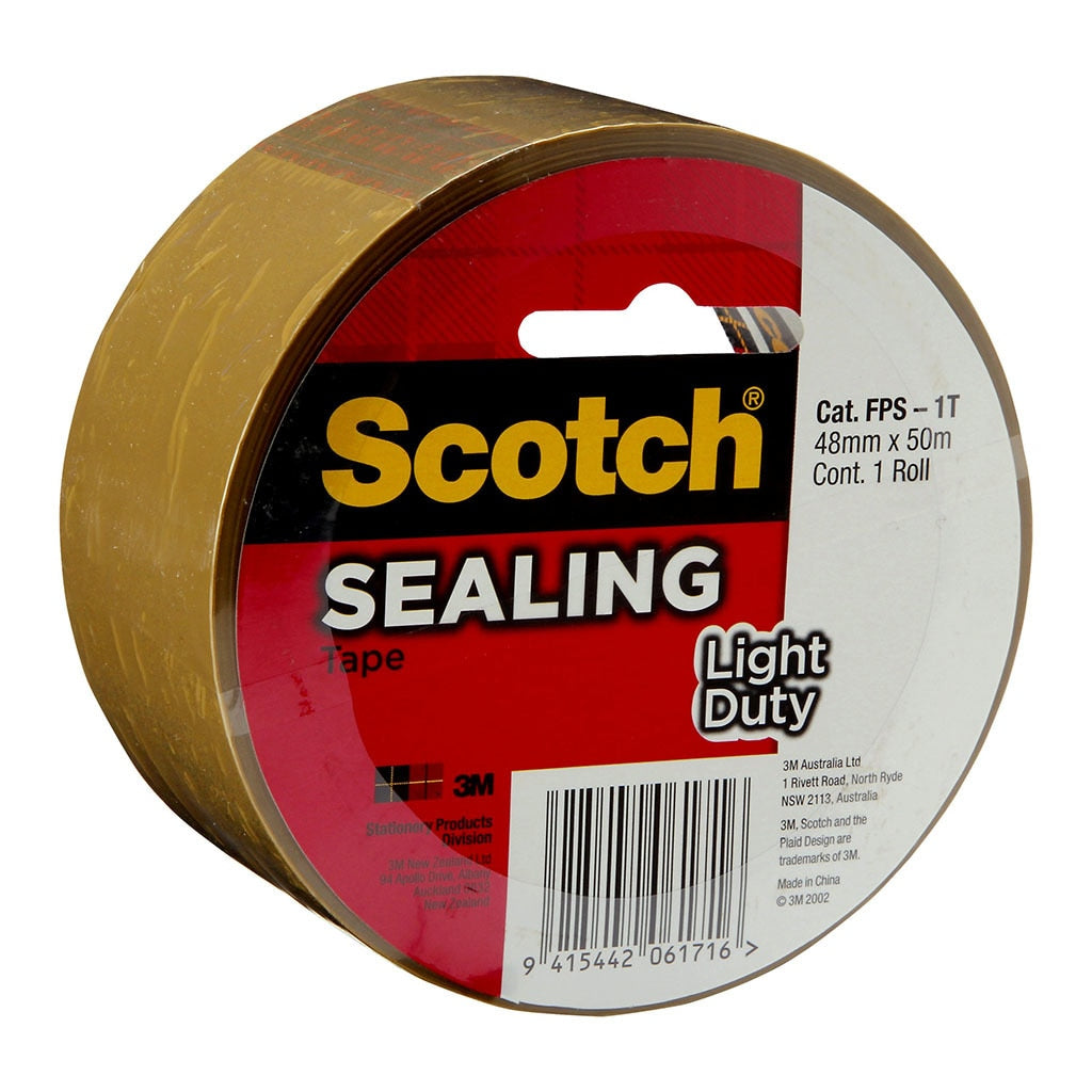 3M Scotch Sealing Tape 3609 FPS-1T 48mm x 50m Tan -   - Inkplus