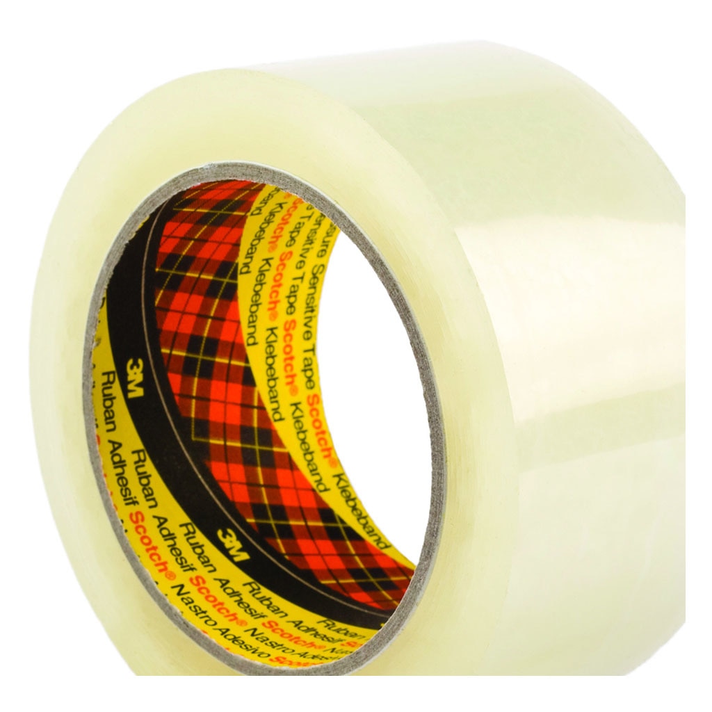 3M Scotch Box Sealing Tape 313 Super Clear 48mm x 50m -   - Inkplus