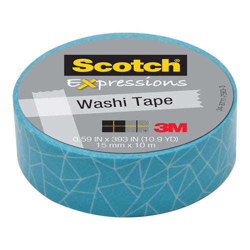 3M Scotch Expressions Washi Tape C314-P28 15mm x 10m Cracked -   - Inkplus