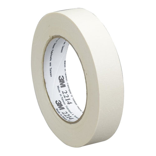 3M General Purpose Masking Tape 2214 18mm x 50m White - Inkplus