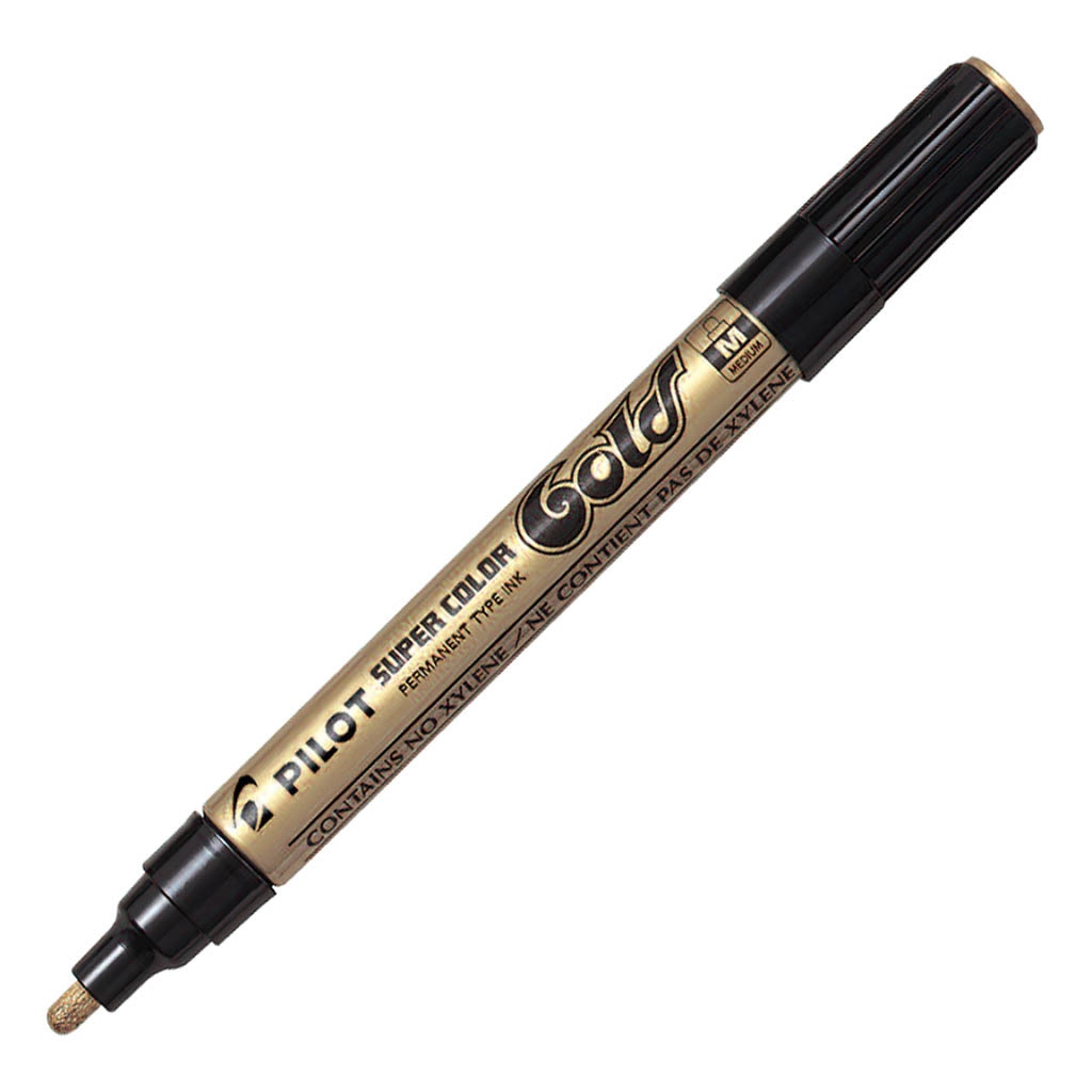 Pilot Super Colour Paint Marker Medium (Gold/Silver/White) -   - Inkplus