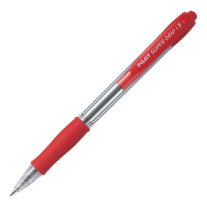 Pilot Super Grip Ballpoint Fine 12Pk (Black/Blue/Red) -   - Inkplus