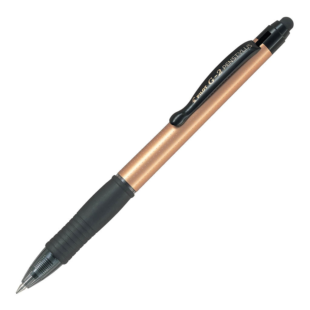 Pilot G2 Stylus Gold Gel Fine Black (BL-G2STL-7-GDB) -   - Inkplus