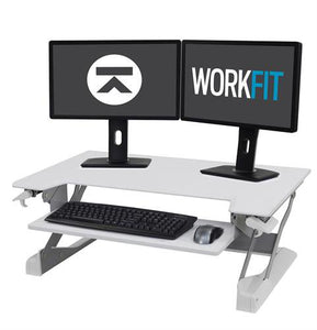 Ergotron WorkFit-TL, Sit-Stand Desktop Workstation - White -   - Inkplus