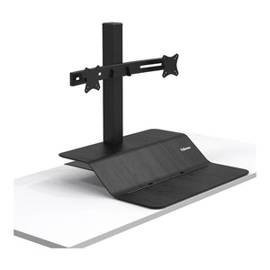 Fellowes Sit Stand Workstation - Lotus VE - DUAL Monitor -   - Inkplus