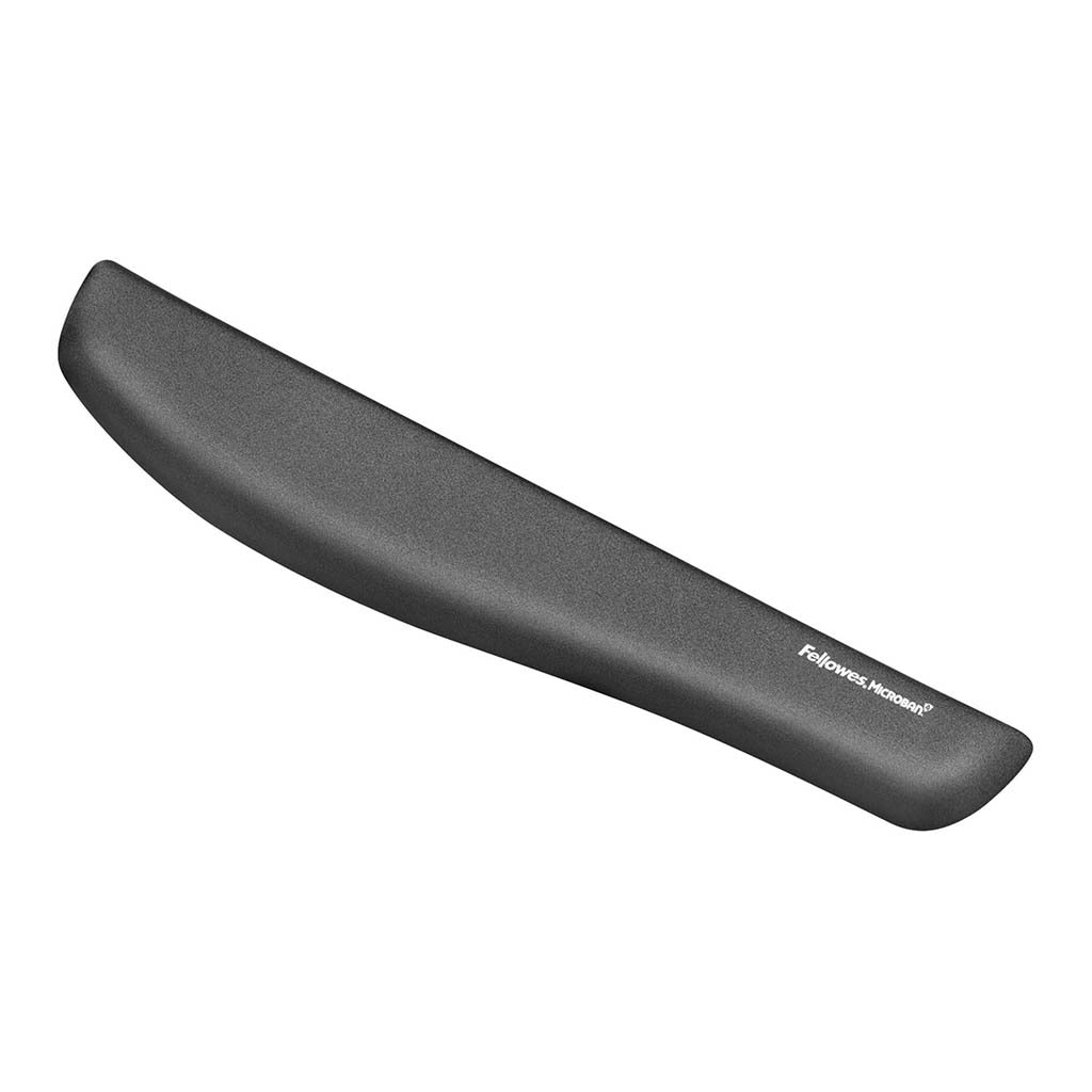 Fellowes Keyboard Palm Support - Plush Touch - Lycra - Graphite -   - Inkplus