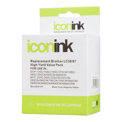 Compatible Brother LC38/LC67 Ink Cartridge - Inkplus