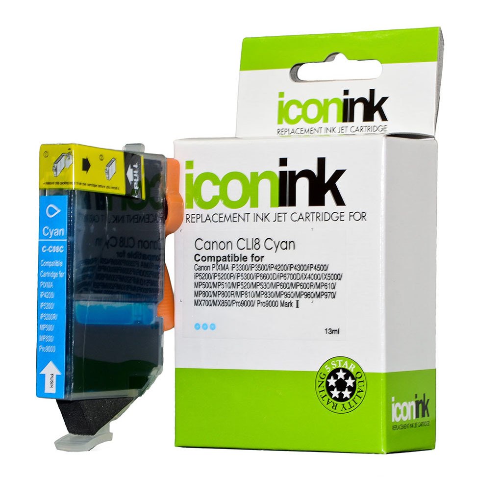 thumbnail image 2 of Compatible Ink Cartridges For Canon PGI-5 CLI-8 – Works With Pixma MP510, IP3300, IP3500, MX700 2 of 5