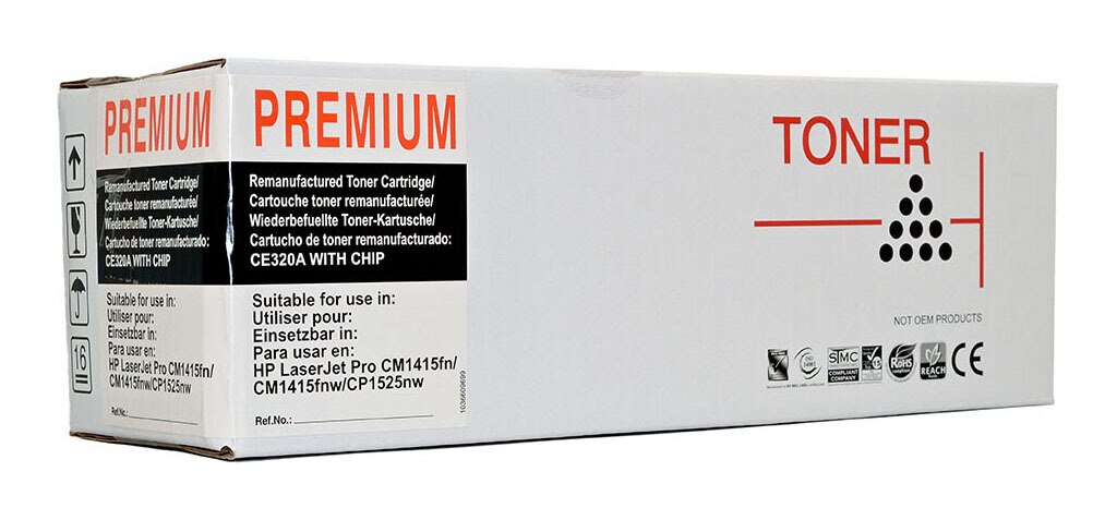 Compatible HP CE320A/CE321A/CE322A/CE323A; CB540A/CB541A/CB542A/CB543A Toner - Inkplus