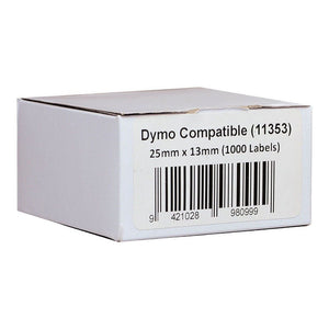 Dymo Compatible LW Labels 25mmx13Mm 1000pcs/per roll - Inkplus