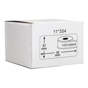 Dymo Compatible LW Labels 57 x 32mm 1000pcs/per roll - Removable - Inkplus