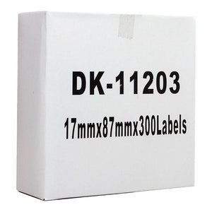 Compatible Brother DK Label Standard Address DK11203 - 17 x 87mm - Inkplus