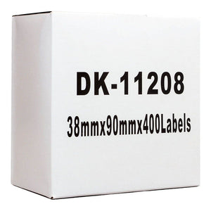 Compatible Brother DK Label Standard Address DK11208 - 38 x 90mm - Inkplus