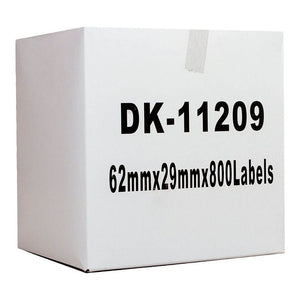 Compatible Brother DK Label Standard Address DK11209 - 29 x 62mms - Inkplus