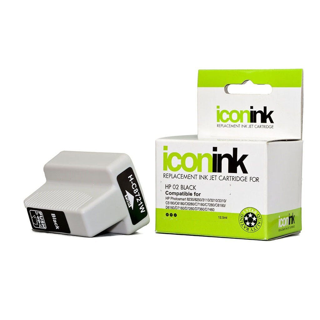 HP Compatible 02 Ink Cartridge - Inkplus