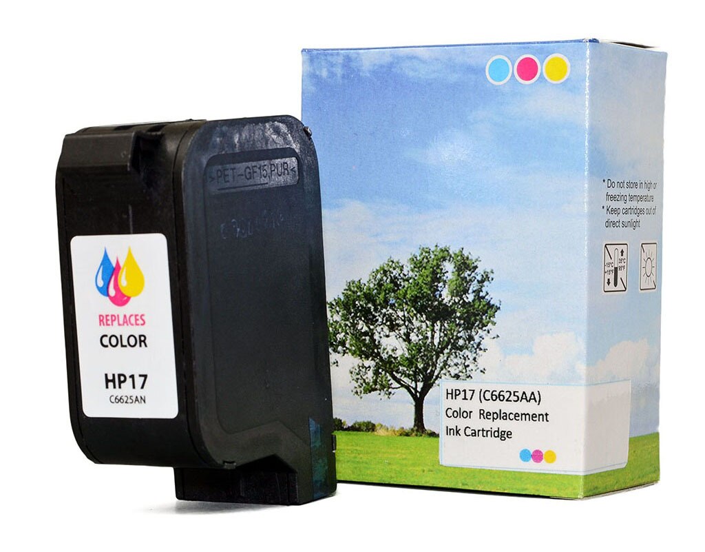 HP Remanufactured 17 Colour Ink Cartridge (C6625AA) - Inkplus