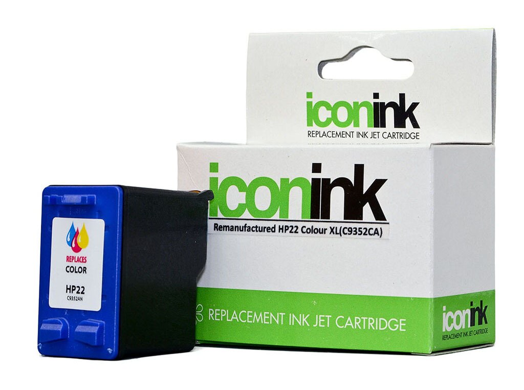 HP Remanufactured 21XL 22XL Ink Cartridge -   - Inkplus