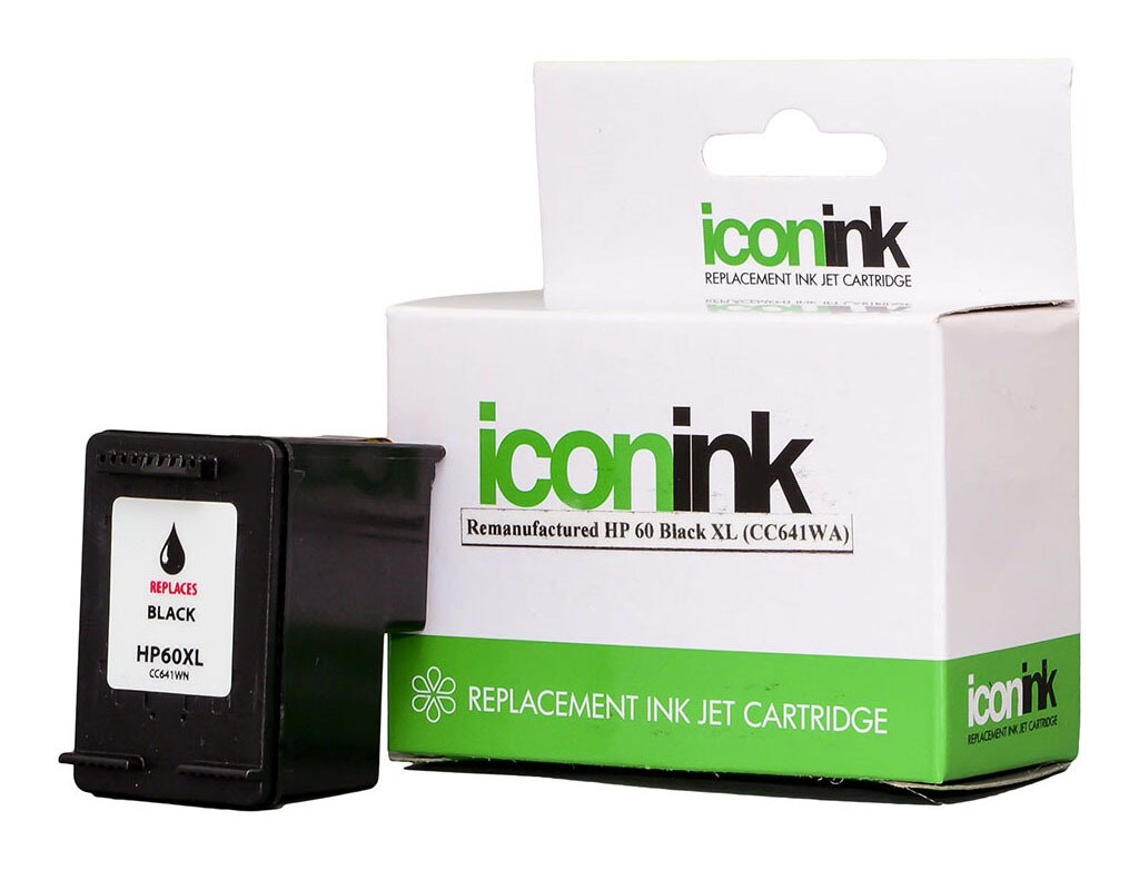 HP Remanufactured 60 Ink Cartridge - Inkplus