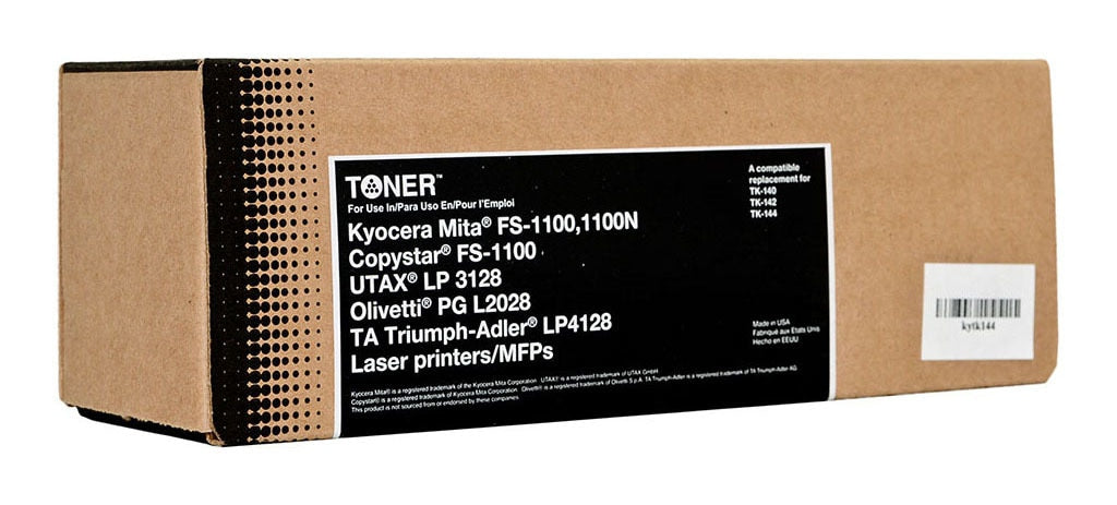 Kyocera Compatible TK-144 Black Toner Cartridge -   - Inkplus