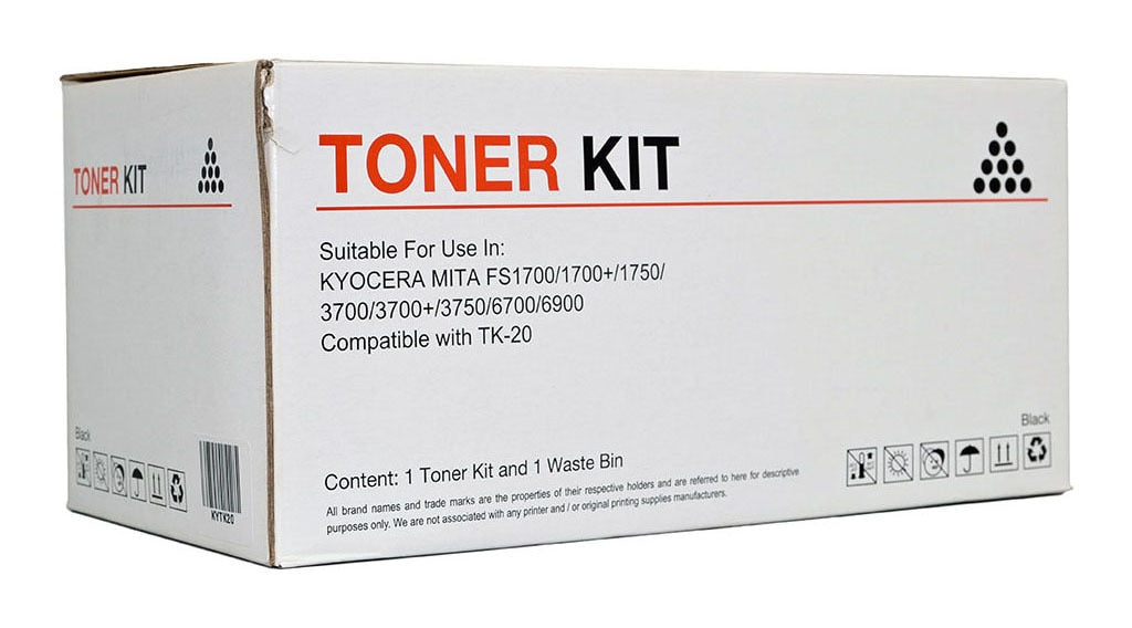 Kyocera Compatible TK20 Black Toner Cartridge -   - Inkplus