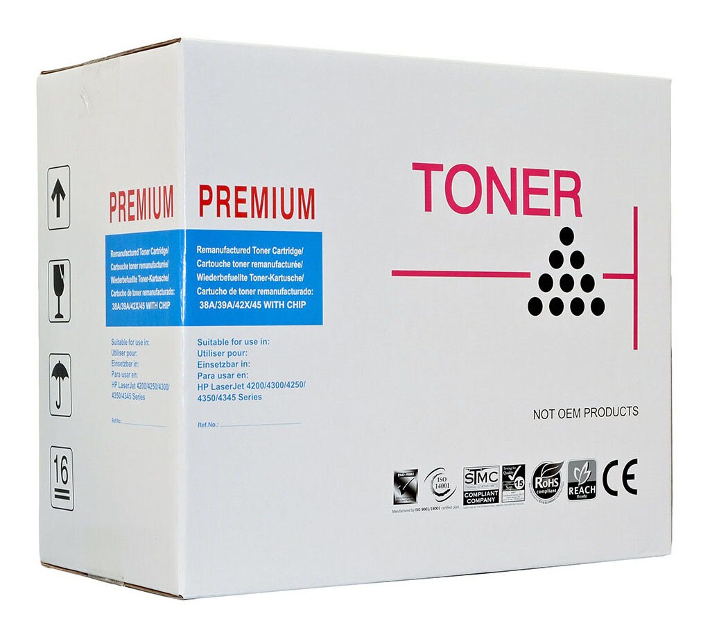 Compatible HP Q5945A/Q5942X/Q5938A/Q5939A Black Toner Cartridge -   - Inkplus