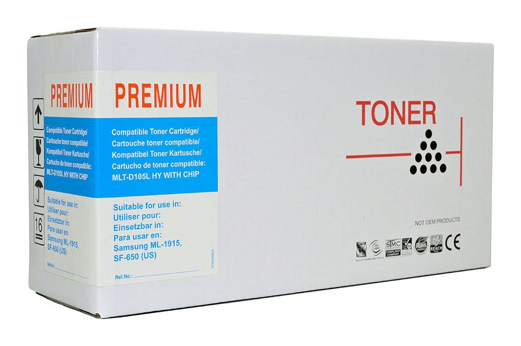 Compatible Samsung MLT-D105L Black Toner Cartridge -   - Inkplus