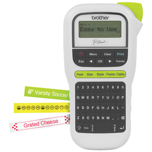 Brother Ptouch PTH110 Label Maker Durable - White -   - Inkplus